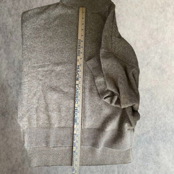 H&M Wool Blend Sweater Womens Size S Brown Cowl Neck Oversized Tunic Sweater - Picture 13 of 14